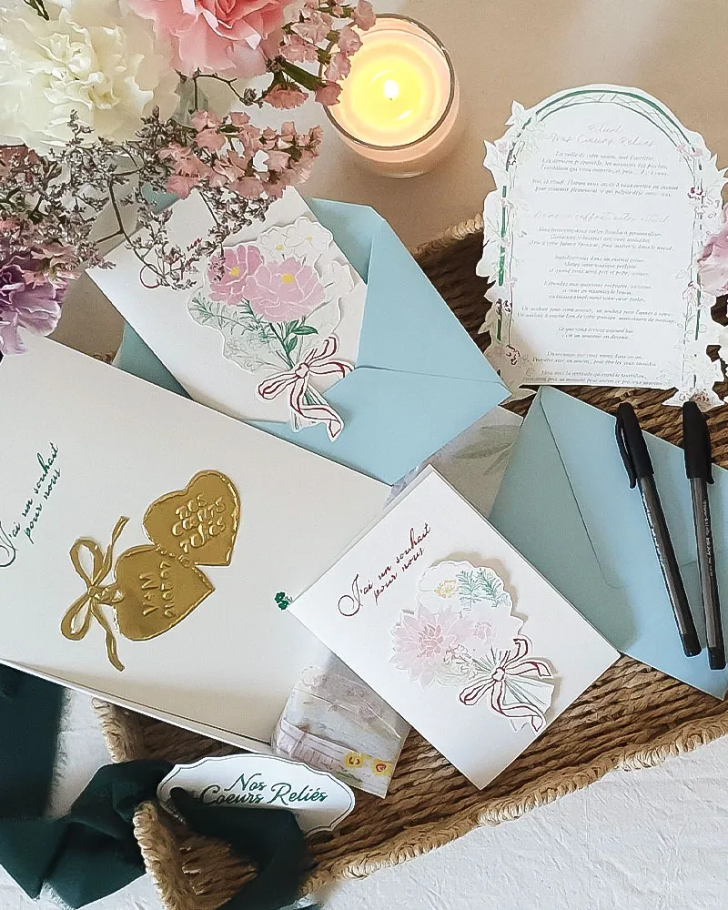 Rituels des mariés "Nos coeurs reliés"